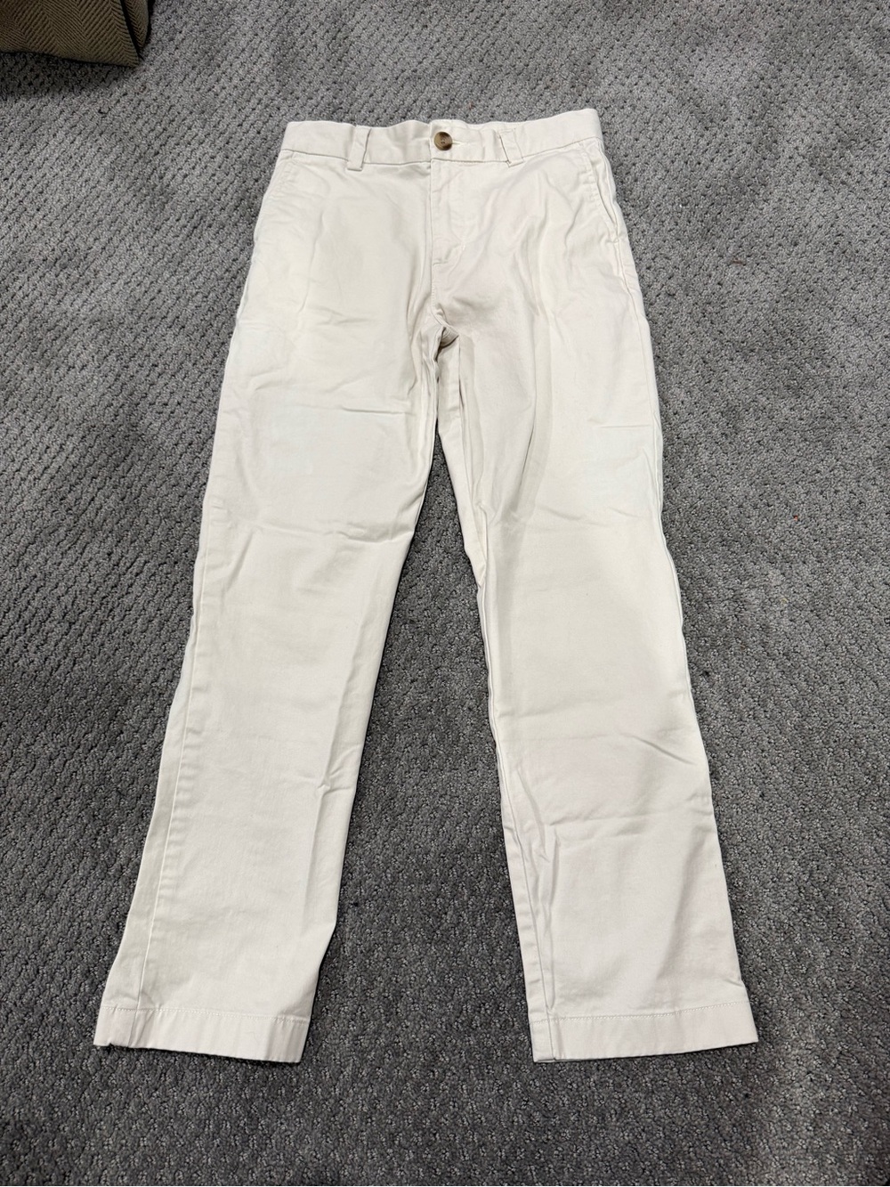 Vineyard Vines boys breaker chino pants size 10 stone